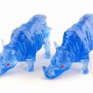 A Pair of Blue Rhinoceros for Protection