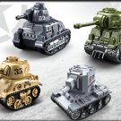 4 Pull Back Military Vehicles Tank Toys for Boys Small Tanks Military Toy Army Car Gift