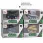4 Pull Back Military Vehicles Tank Toys for Boys Small Tanks Military Toy Army Car Gift