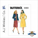 Butterick 3303  Misses Jacket & Dress