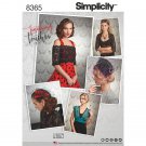 Simplicity 8365 Misses' Vintage-Inspired Cover-Ups, Fascinator, and Hat