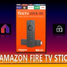 Amazon Fire TV Stick 4k With Alexa voice remote control buttons.