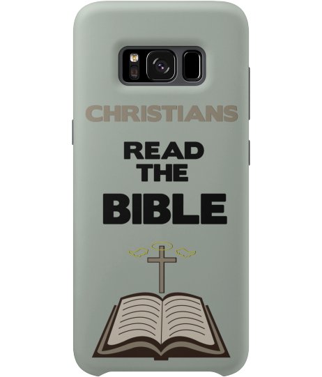 Christian Read the Bible Glossy Mobile Phone Snap Case For Samsung ...
