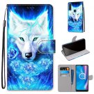 White Wolf PU Leather Flip Mobile Phone Wallet Case For LG