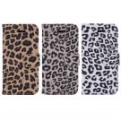 Leopard Animal Print PU Leather Flip Mobile Phone Wallet Case For iPhone