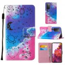 Planet Universe Flip PU Leather Mobile Phone Wallet Case For Samsung