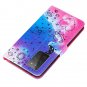 Planet Universe Flip PU Leather Mobile Phone Wallet Case For Samsung