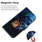 Night Owl Oil Painting Flip PU Leather Mobile Wallet Case For Asus