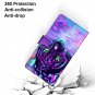 Tiger Drinking Water Flip PU Leather Mobile Wallet Case For Samsung