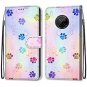 Colourful Paw Print Flip PU Leather Wallet Phone Case For Honor