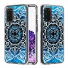 Blue Mandala TPU Hard Mobile Phone Case For Samsung