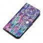 Diamond Encrusted Dreamcatcher Flip PU Leather Wallet Case For iPhone