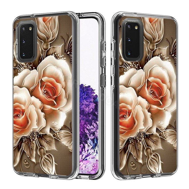 Flower Rose Floral TPU Hard Mobile Phone Case For Samsung
