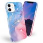 Marble Frosted Watercolour Soft TPU Mobile Phone Case For iPhone