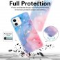 Marble Frosted Watercolour Soft TPU Mobile Phone Case For iPhone