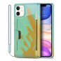 Paint Splash Shockproof Armour Card Slot Mobile Phone Case
