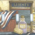 Americana laundry triple light switch plate cover switchplate
