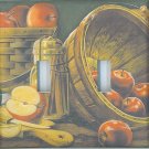 Apples in basket decorative double light switch plate switchplate
