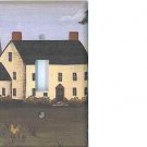 Folk Art House custom single light switchplate cover switch plate