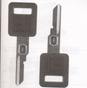 G.M Single Sided Vats key blank GMB-62P