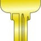 Master padlock neuter bow key blank NE-M1-BP