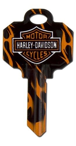 Ilco Harley davidson logo house key IL-SC1-HARLEY-FLAME