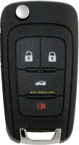 2010 Chevy 4 button remote key 5912543