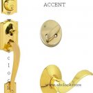 Schlage Camelot handleset with primus high security deadbolt-acc