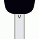 2005-2008 Honda "V" transponder key blank 5907553