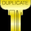 Neuter bow KW1 Kwikset key blank with Do Not Duplicate NE-KW1-DNP