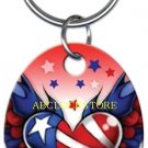 Tattoo Johnny USA Heart key chain KC-TJ2