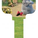 Dinsey new Eeyore 2 kw1 house key D-44 KW1