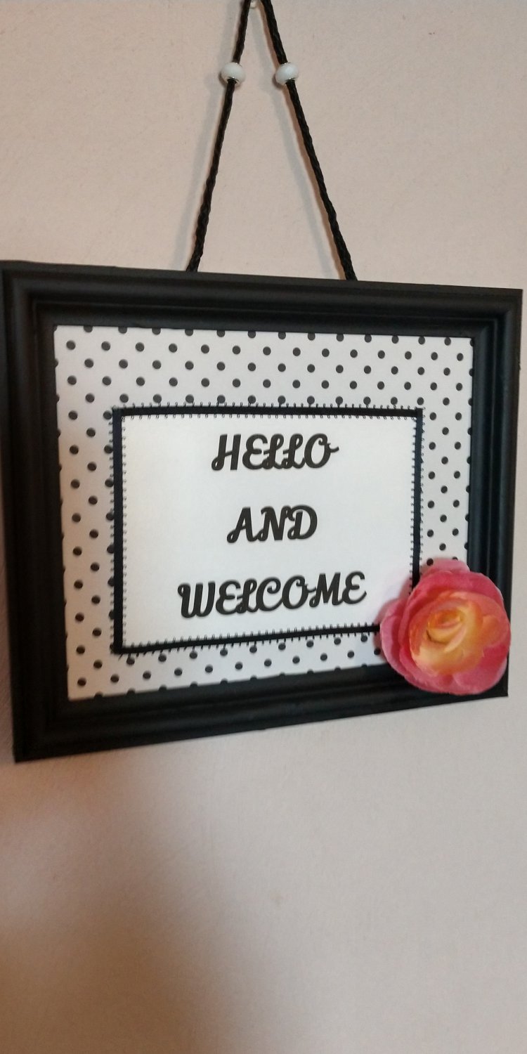 Welcome sign