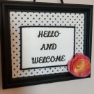 Welcome sign