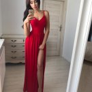 Eleg Glamour Spaghetti Straps A-Line Prom Dresses,Cheap Prom Dress,Graduation Dress,Evening Dress