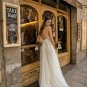Sexy V-Neck Wedding dress Lace A-Line Backless Floor Length Bridal Gown Cheap