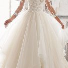wedding Sexy Luxury Wedding Dress Long Sleeves Bridal Dress Hot D1540
