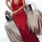 Charming V-neck Sleeveless Lace Evening Dress Hot Prom Dresses G3950