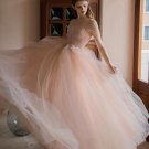 Dresses,Off the Shoulder Evening Dresses,Long A-line Tulle Prom Party Dresses G2842