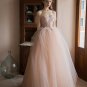 Dresses,Off the Shoulder Evening Dresses,Long A-line Tulle Prom Party Dresses G2842