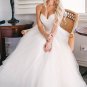 Wedding Dresses Spaghetti Straps Sweetheart Neck Tulle Sleeveless Wedding Dress G2584