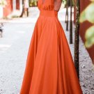 Open Back Long Simple Prom Dress Long Evening dress J32352