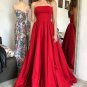 Charming Prom Dress Saint Evening Dress Strapless Prom Dresses A-Line  Cheap Prom Gowns G5224