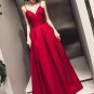 Beautiful Satin Prom Dresses  Straps Long Party Gowns Handmade Formal Gown 2021 Formal Dresses G2592