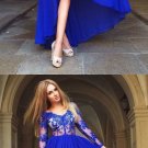 A-Line Bateau Open Back Floor-Length Green Satin Prom Dress with Beading Cheap Prom Gowns G6695