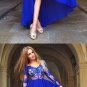 A-Line Bateau Open Back Floor-Length Green Satin Prom Dress with Beading Cheap Prom Gowns G6695
