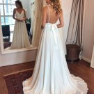 A-line Straps Long Prom Dress  Open Back Prom Dress Long Prom Dresses VR141