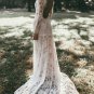 High Neck Lace Appliques Long Sleeve Mermaid Beach Wedding Dresses Bridal Dresses