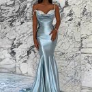 Trumpet/Mermaid Ruched Straps Sleeveless Sweep/Brush Train Dresses