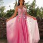 Tulle Applique Straps Sleeveless Floor-Length Dresses